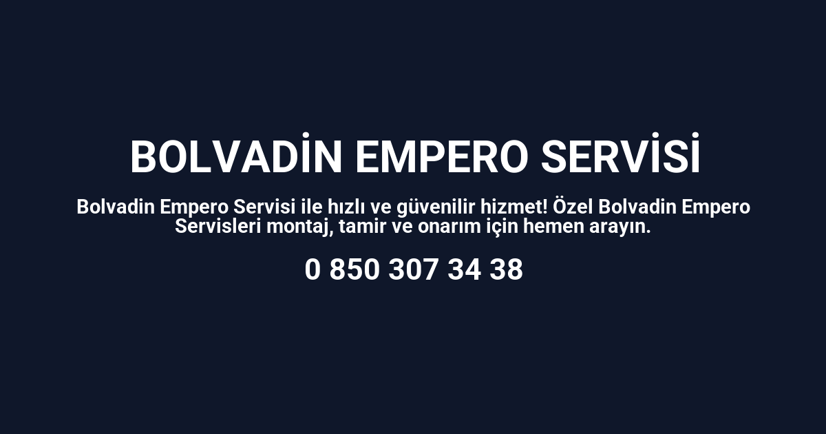 Bolvadin Empero Servisi